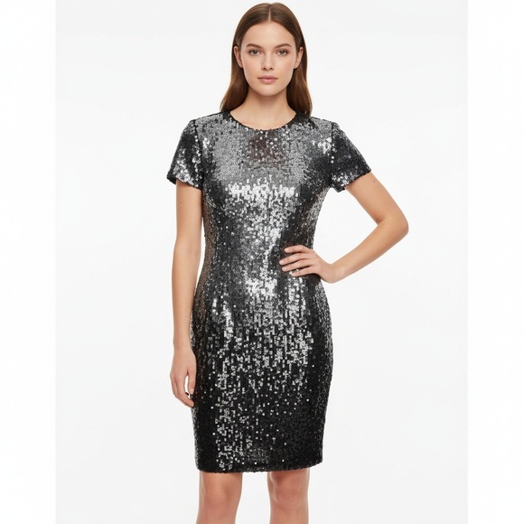 Ann Taylor Dresses & Skirts - Vintage Ann Taylor Sequin Sheath Dress Made in Korea – Size 2 Holiday Glam